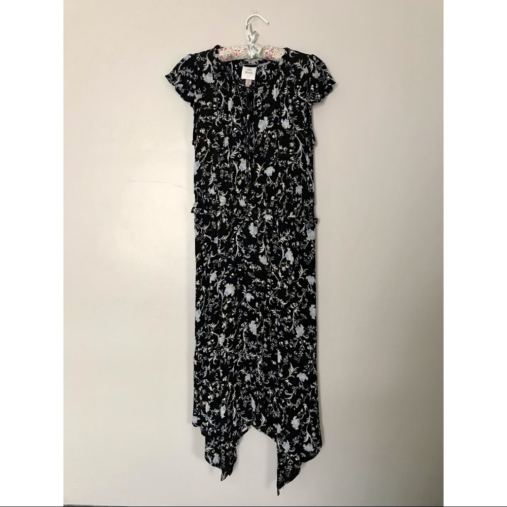 Black Floral Knox Rose Dress